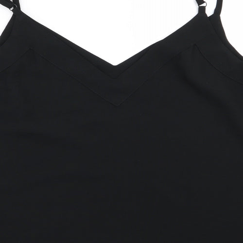 Asda George Womens Black   Basic Tank Size 18