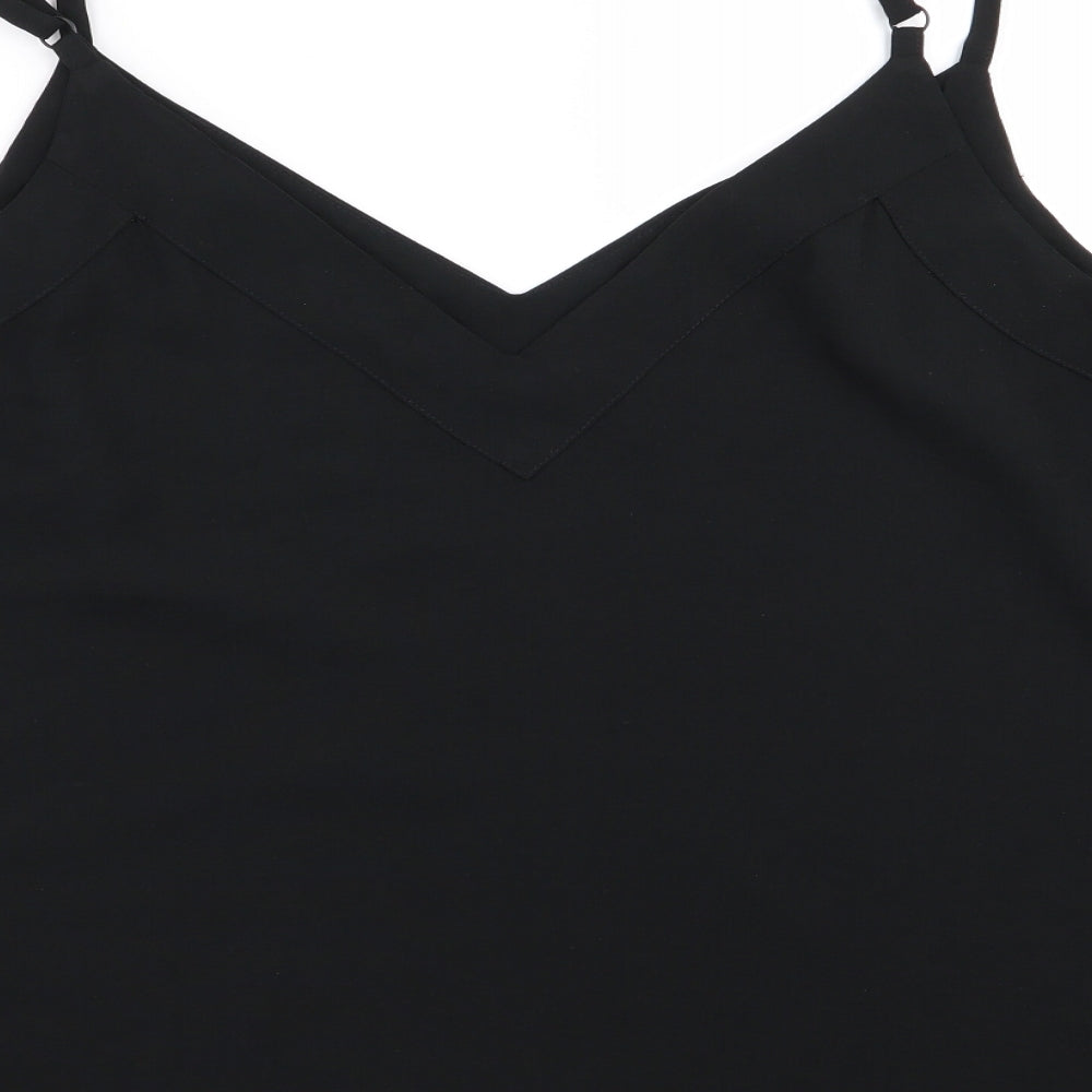 Asda George Womens Black   Basic Tank Size 18