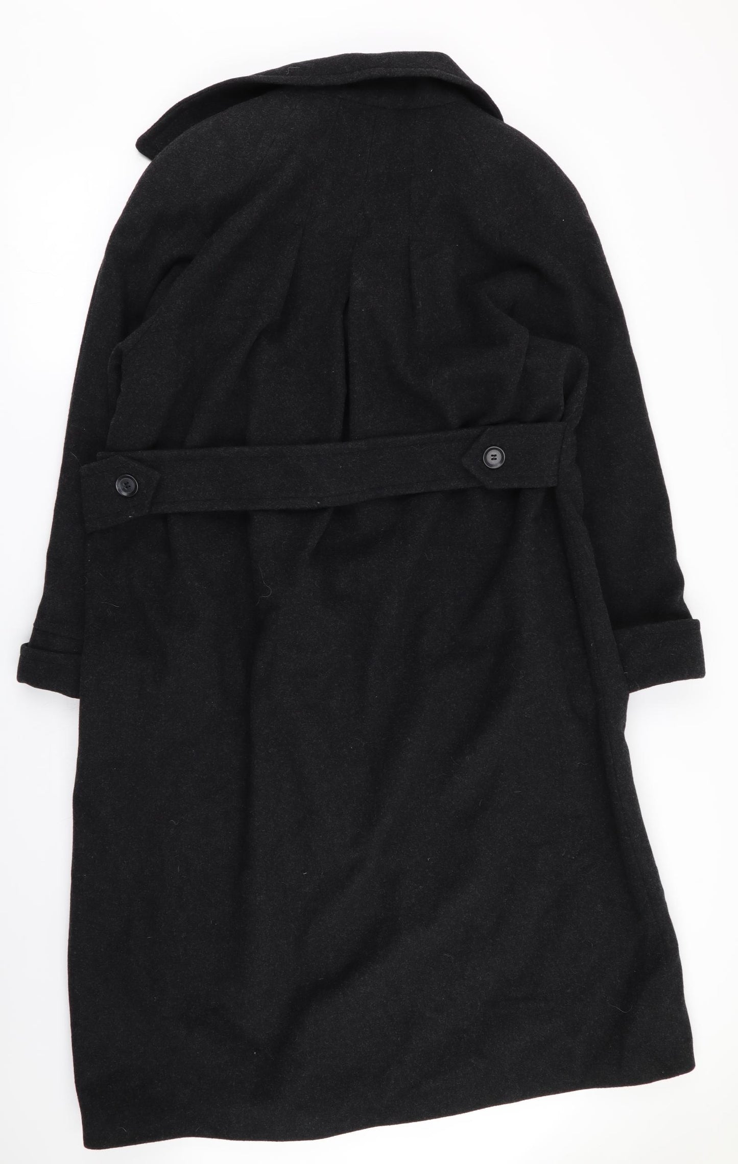 Premium Collection Womens Black   Overcoat Coat Size 18