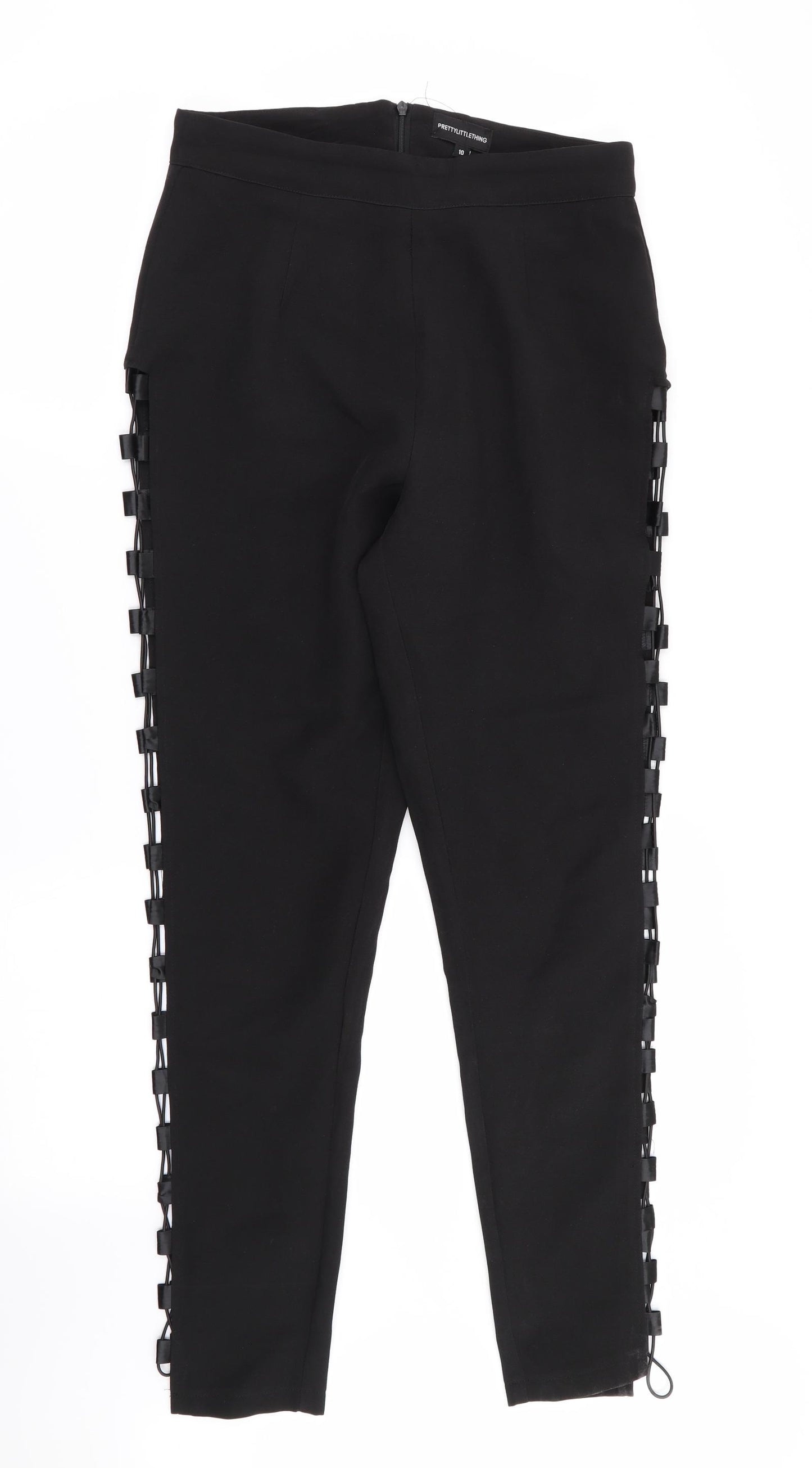 PLT Womens Black   Trousers  Size 10 L30 in