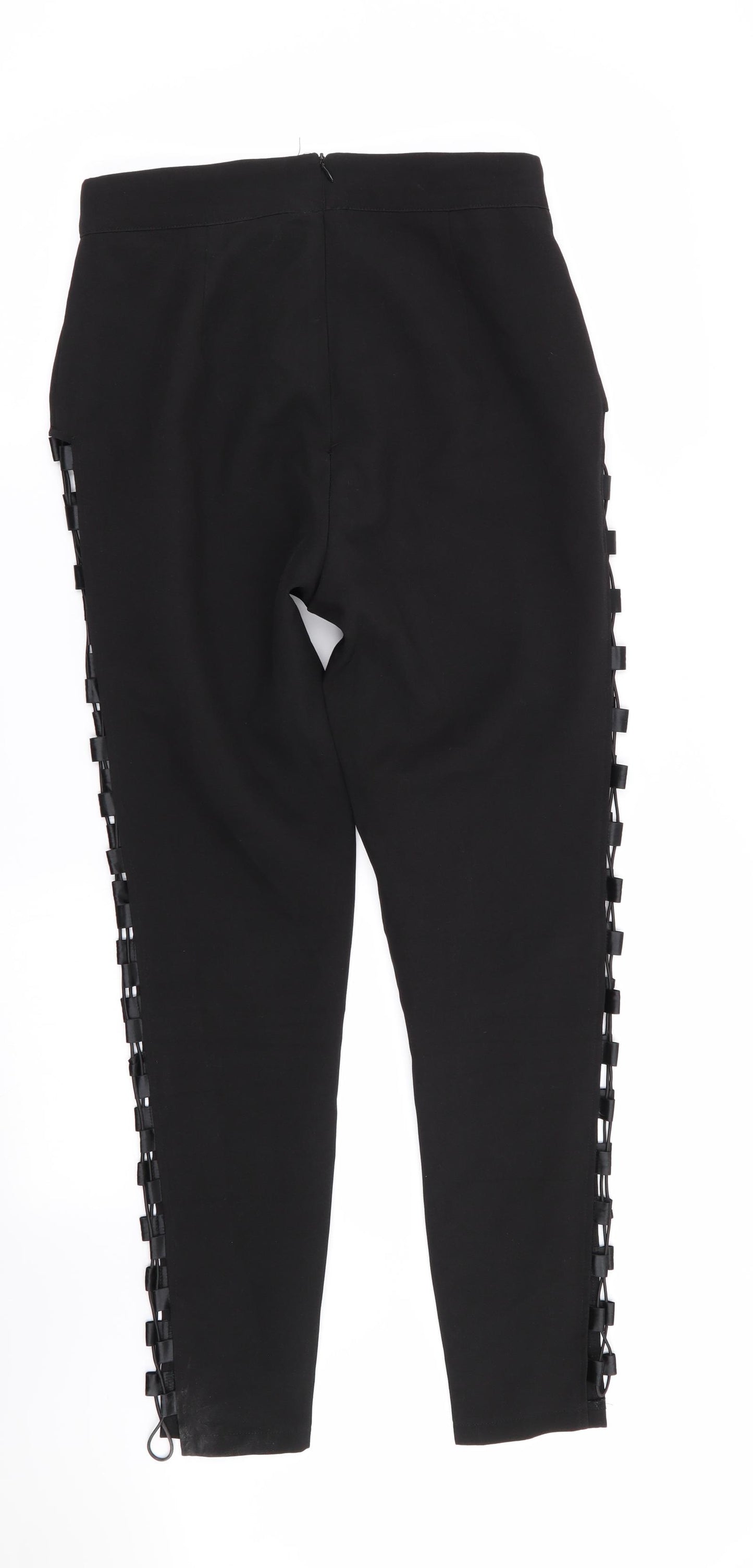 PLT Womens Black   Trousers  Size 10 L30 in