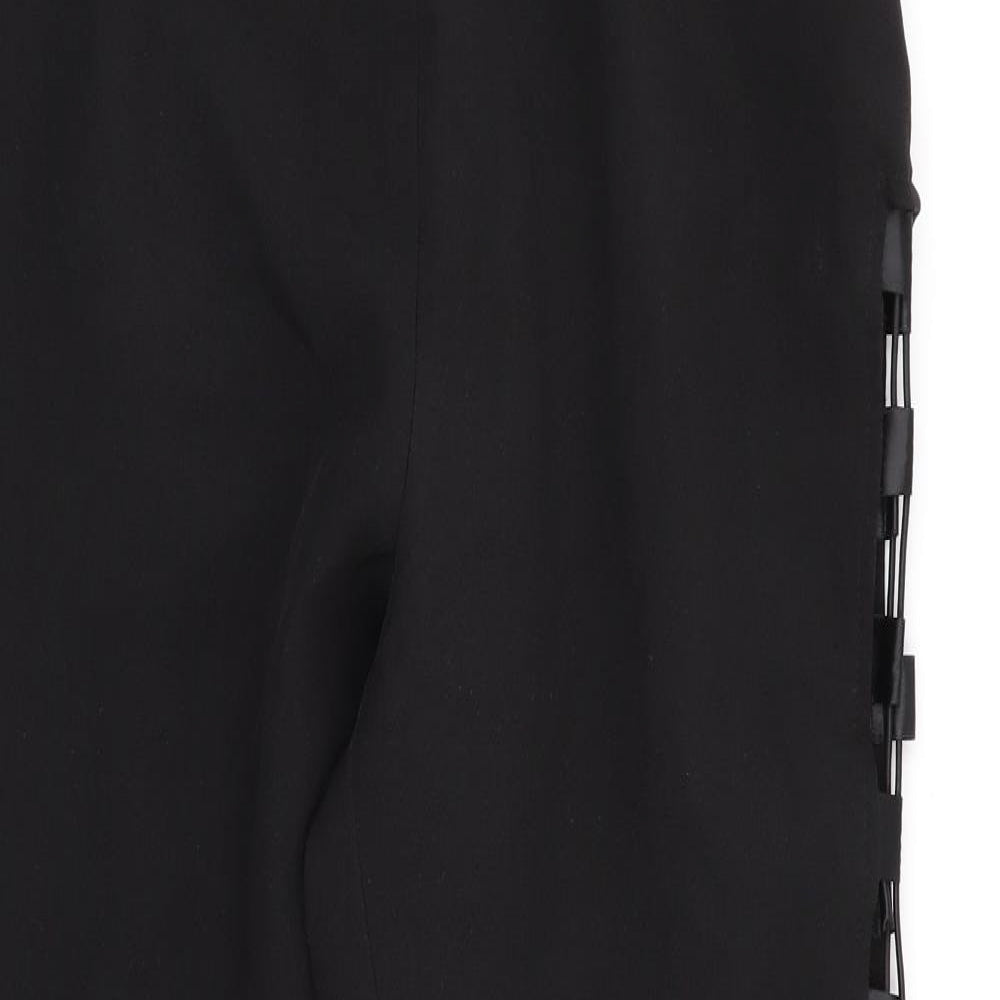 PLT Womens Black   Trousers  Size 10 L30 in