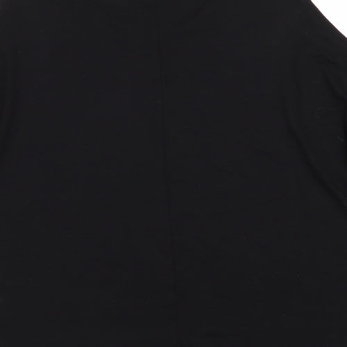 Peacocks Womens Black   Basic T-Shirt Size 12