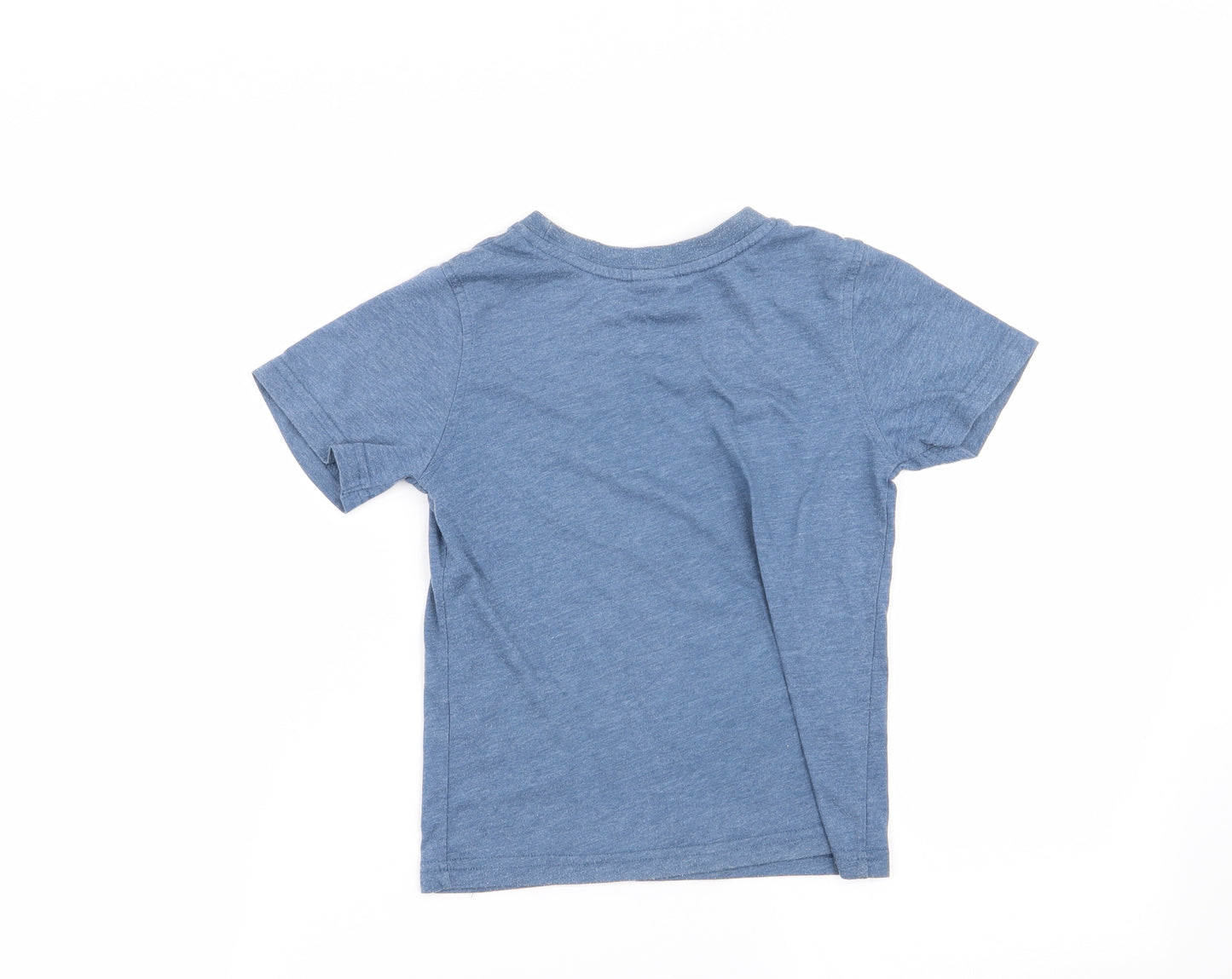 Asda George Boys Blue Geometric  Basic T-Shirt Size 3-4 Years  - star wars