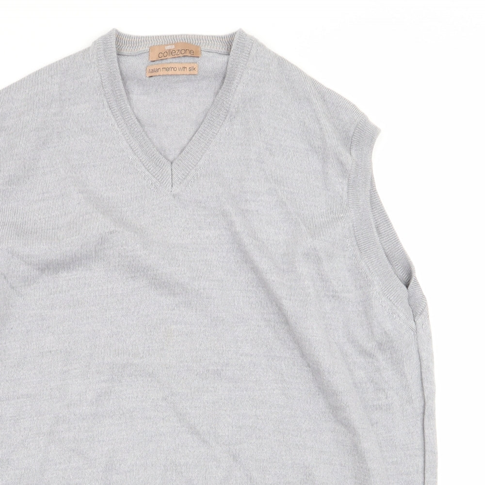 M&S Mens Grey   Pullover Jumper Size M