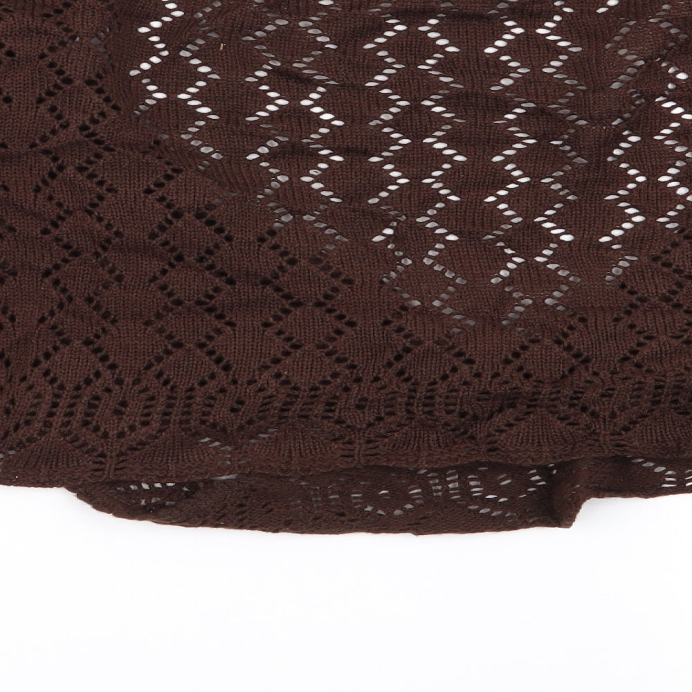Hyde&Seek Womens Brown   Cardigan Jumper Size M