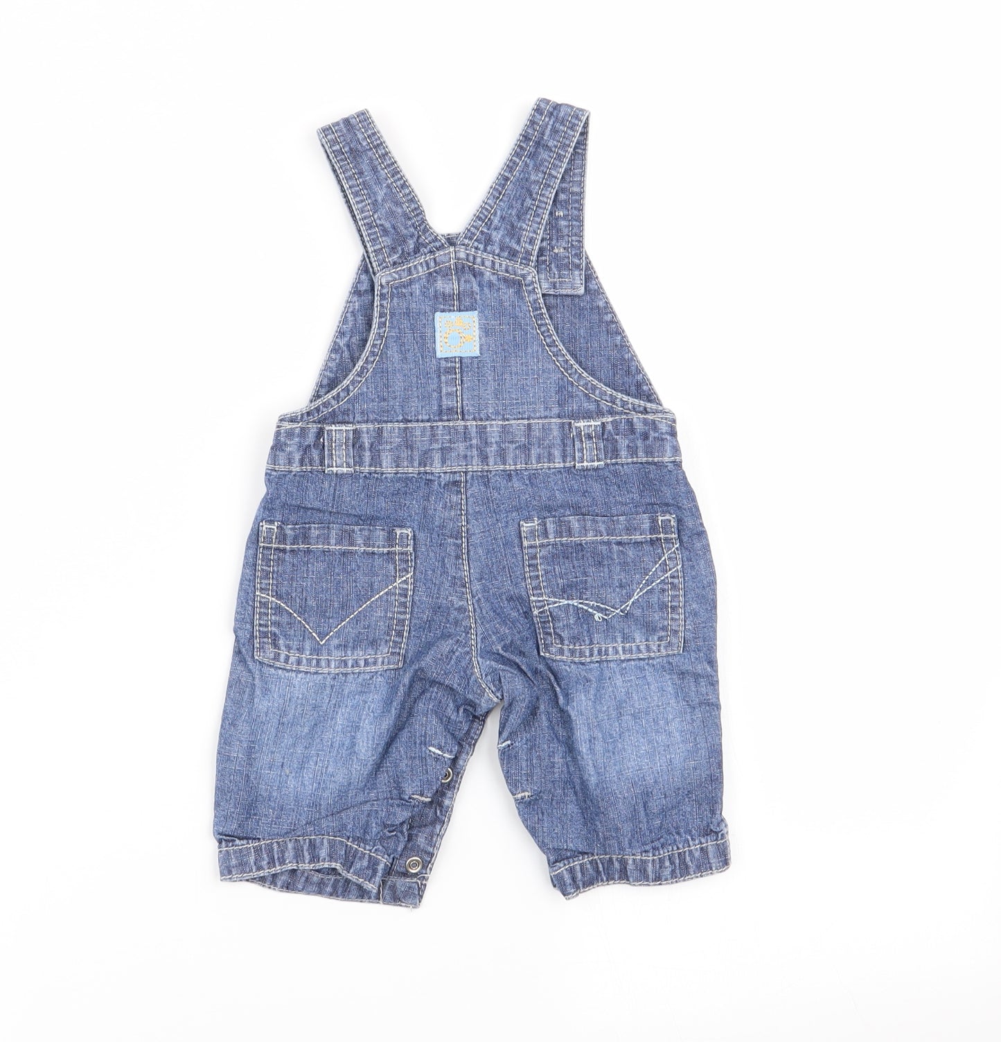 NEXT Boys Blue   Dungaree One-Piece Size 0-3 Months