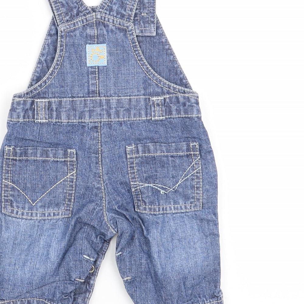 NEXT Boys Blue   Dungaree One-Piece Size 0-3 Months