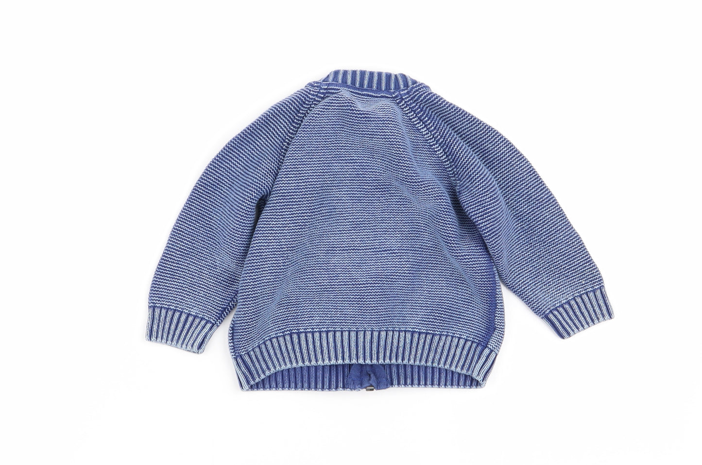F&F Boys Blue   Full Zip Jumper Size 3-6 Months