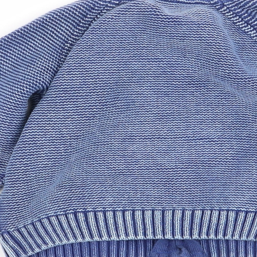 F&F Boys Blue   Full Zip Jumper Size 3-6 Months