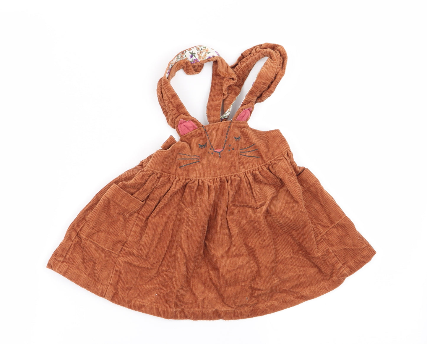 NEXT Girls Brown   Fit & Flare  Size 9-12 Months