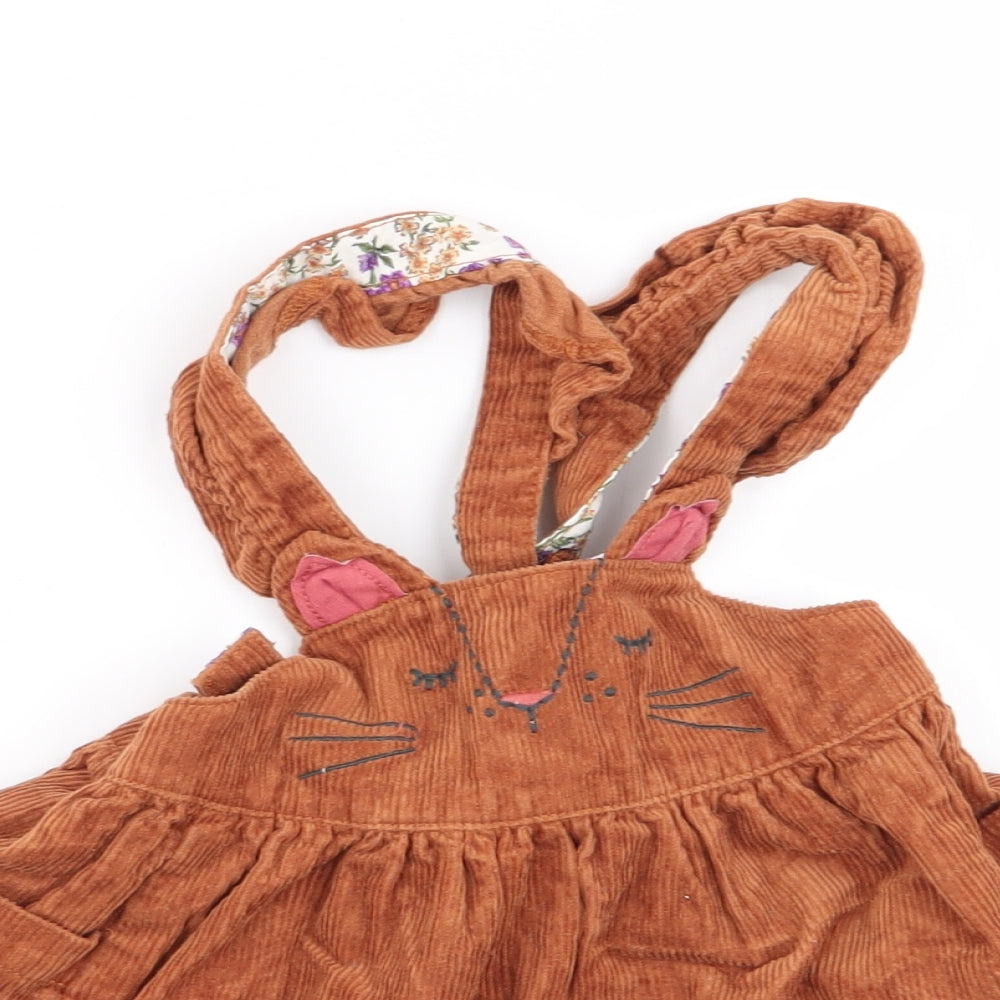 NEXT Girls Brown   Fit & Flare  Size 9-12 Months