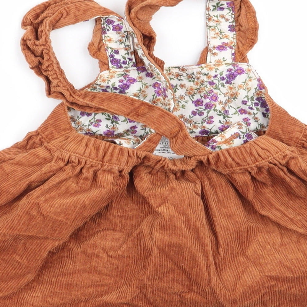 NEXT Girls Brown   Fit & Flare  Size 9-12 Months