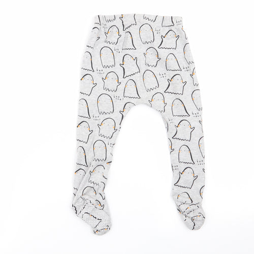 Asda George Boys Grey Geometric  Babydoll Pyjama Pants Size 9-12 Months