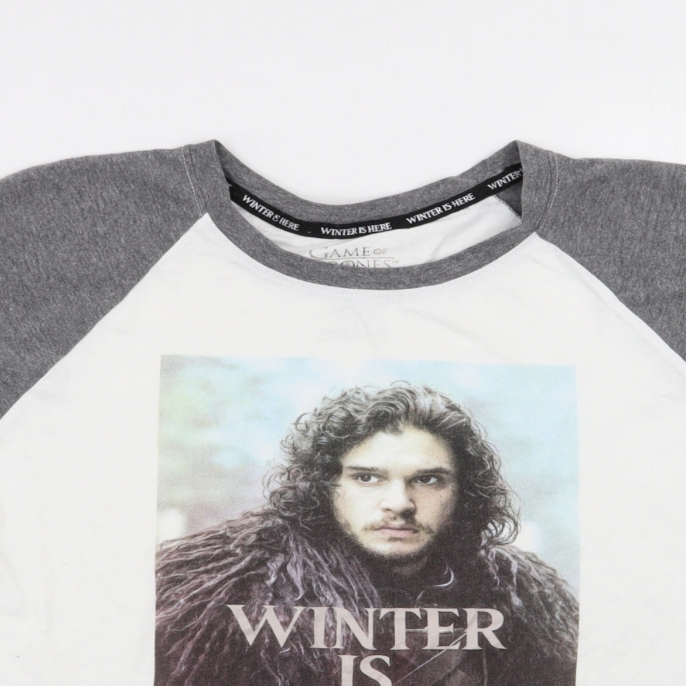 Primark Womens Multicoloured Solid  Top Pyjama Top Size 10