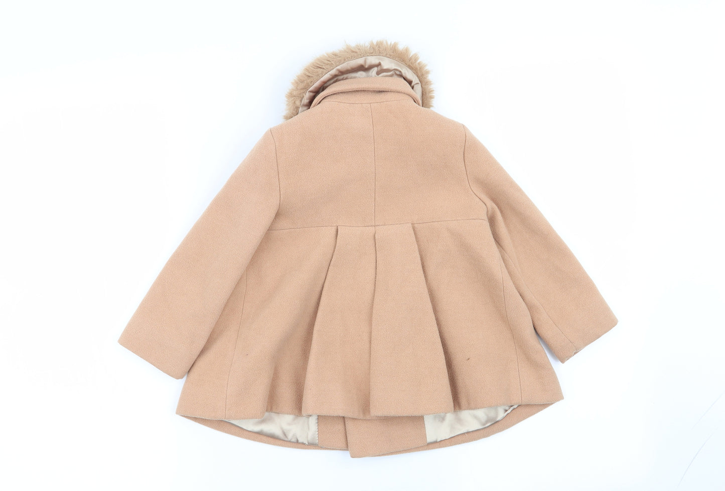 Monsoon Girls Beige   Jacket Coat Size 12-18 Months