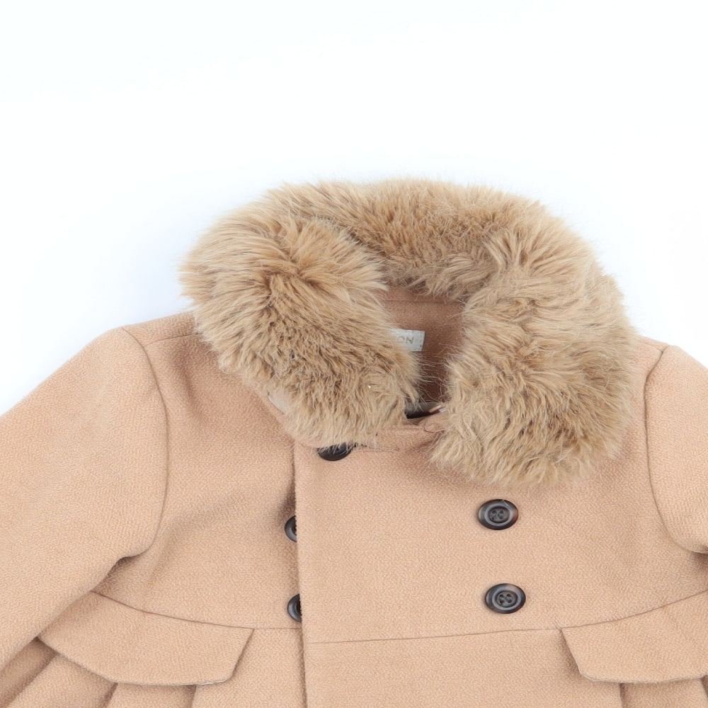 Monsoon Girls Beige   Jacket Coat Size 12-18 Months