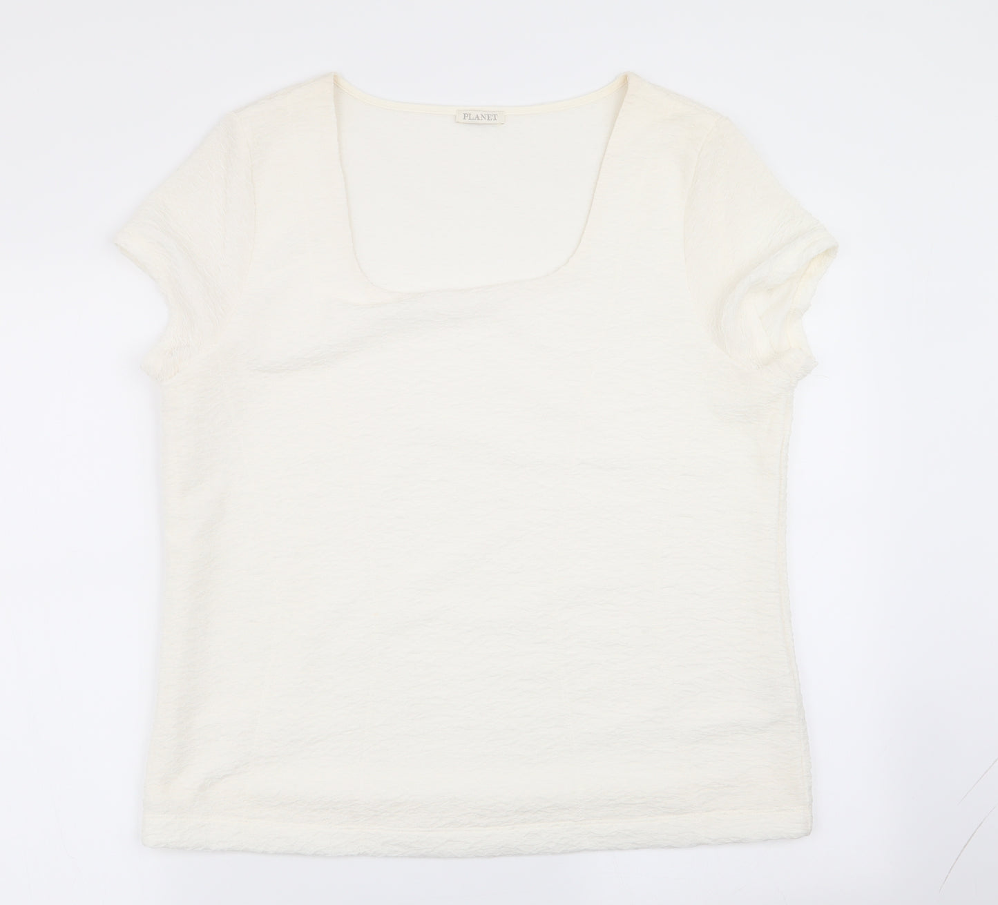 planet Womens White   Basic Blouse Size XL