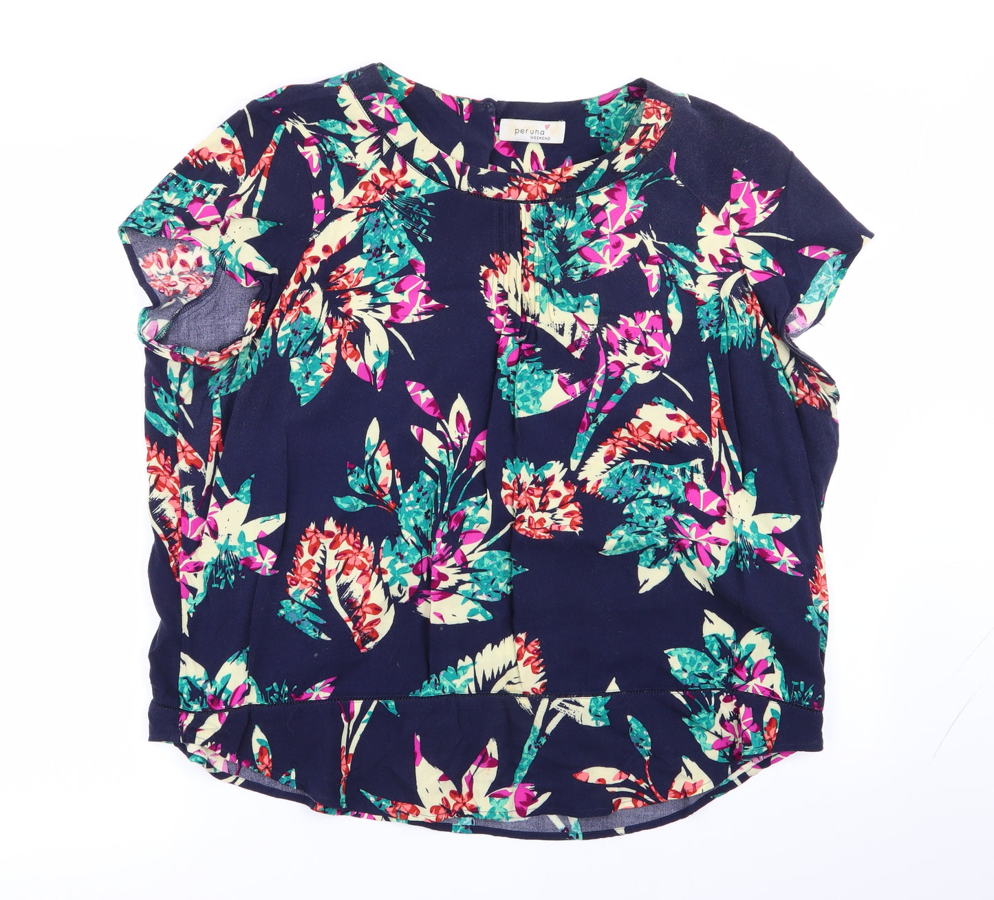 Per Una Womens Multicoloured Floral  Basic Blouse Size 18