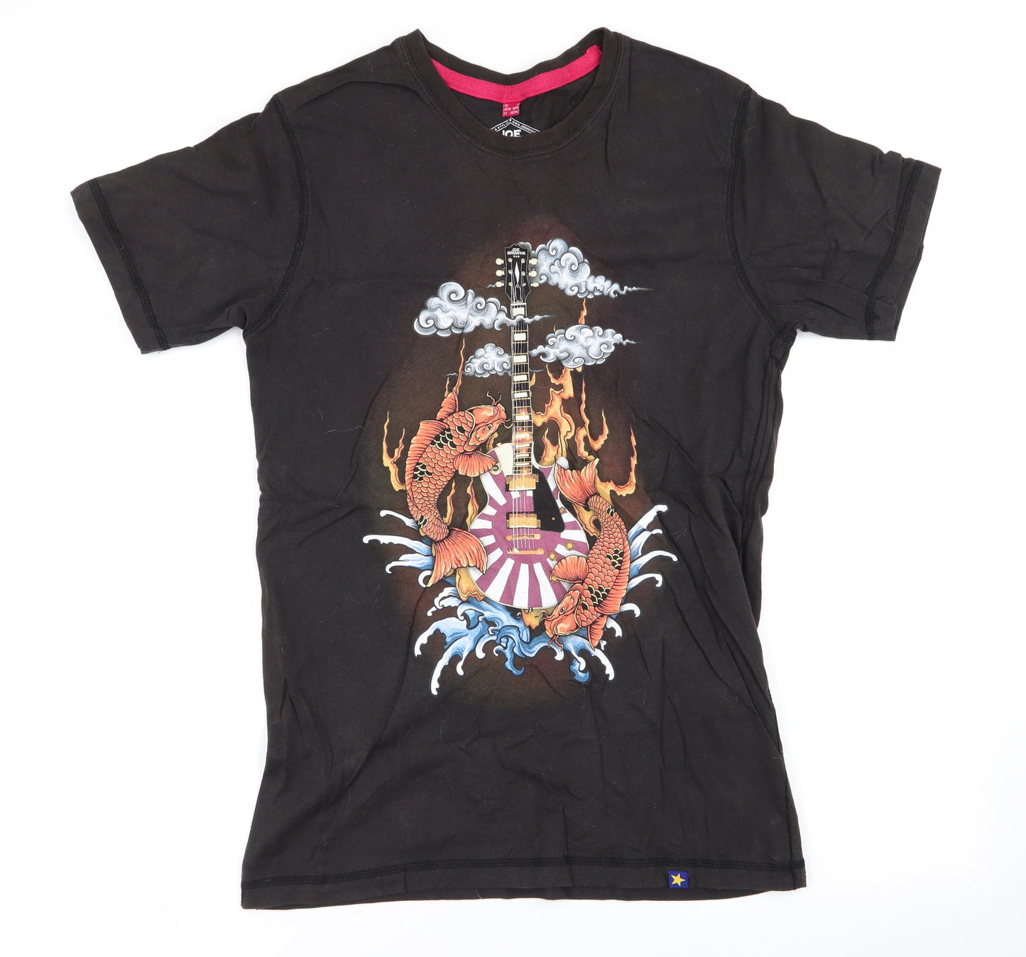 Joe Browns Mens Black    T-Shirt Size M
