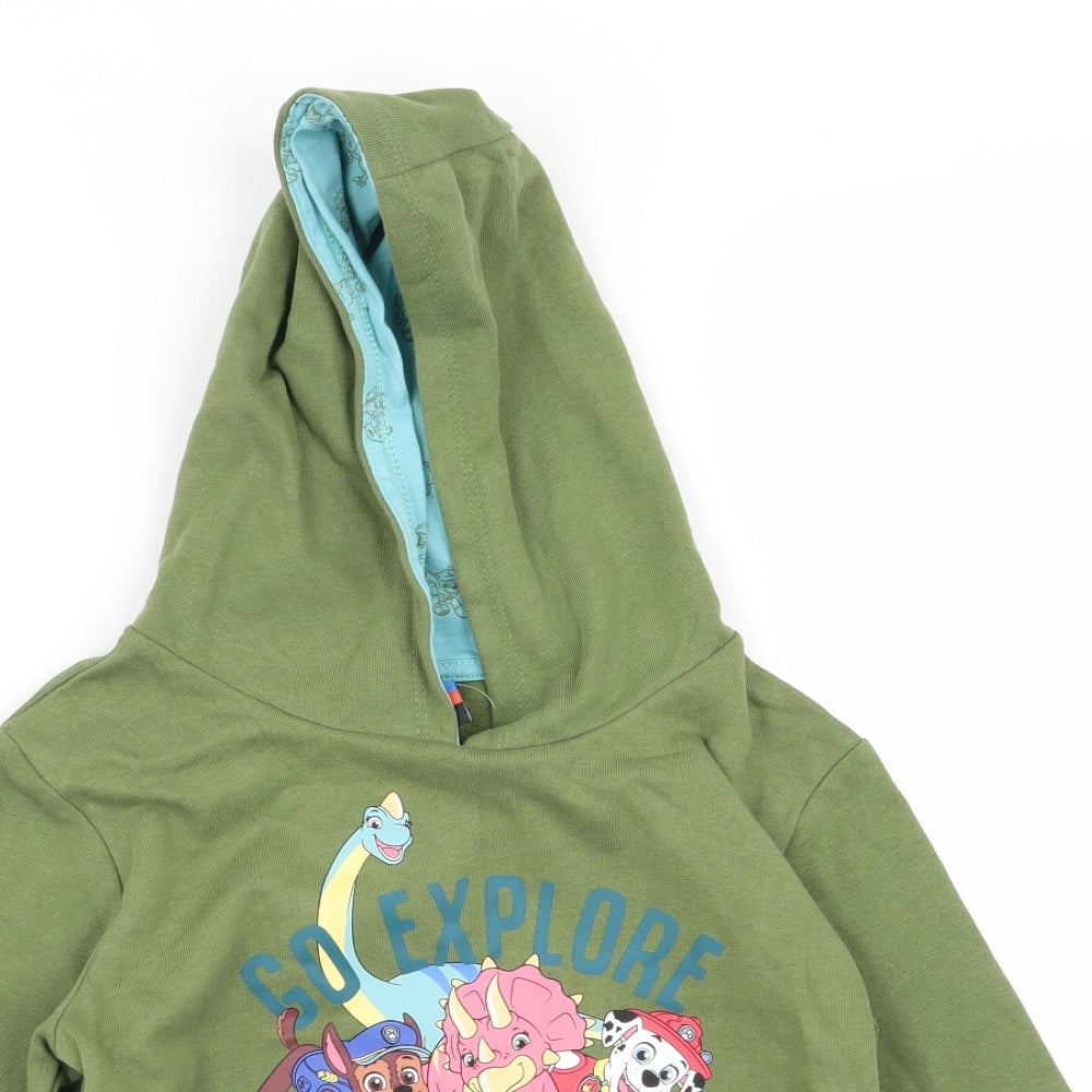 Asda George Girls Green   Pullover Jumper Size 3-4 Years  - nickleodeon