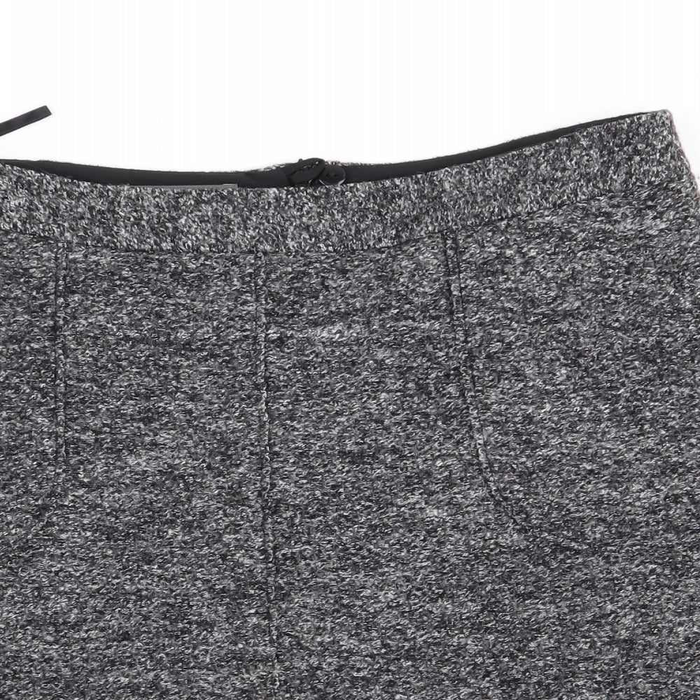 Laura Ashley Womens Grey   Flare Skirt Size 12