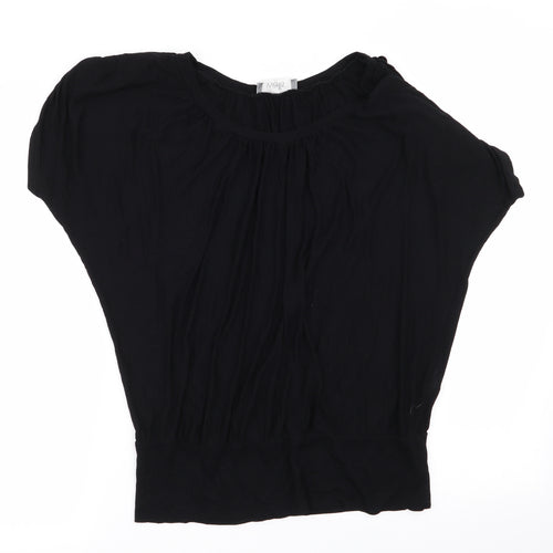 Wallis Womens Black   Basic T-Shirt Size M