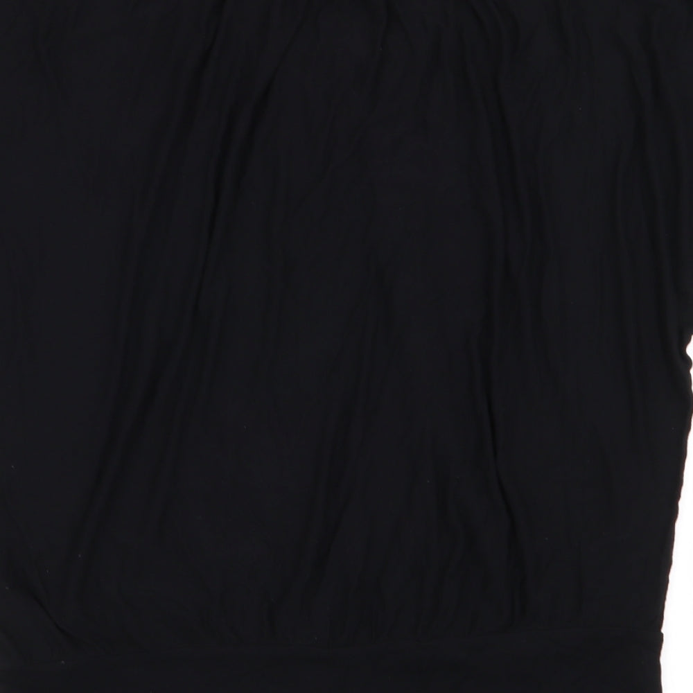 Wallis Womens Black   Basic T-Shirt Size M