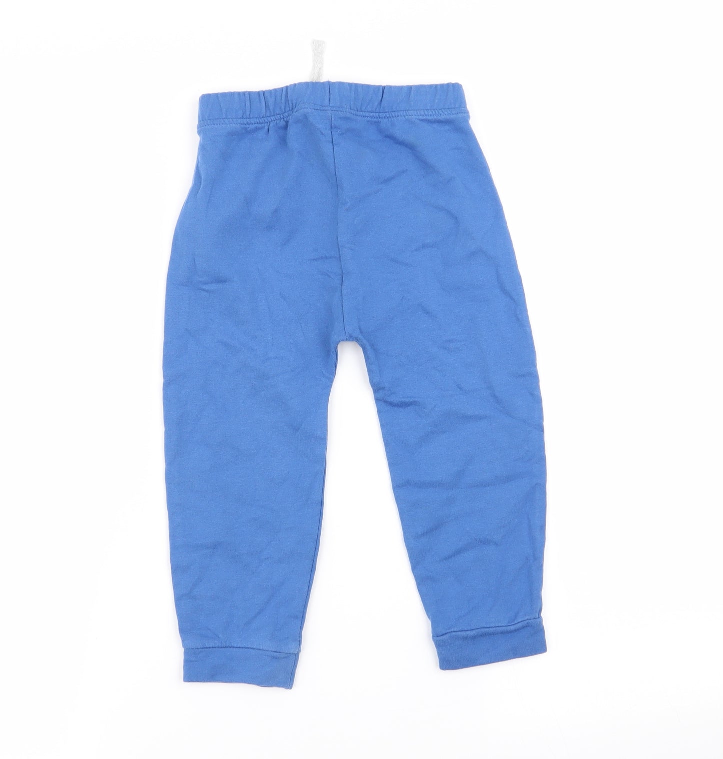 M&S Boys Blue   Jogger Trousers Size 18-24 Months