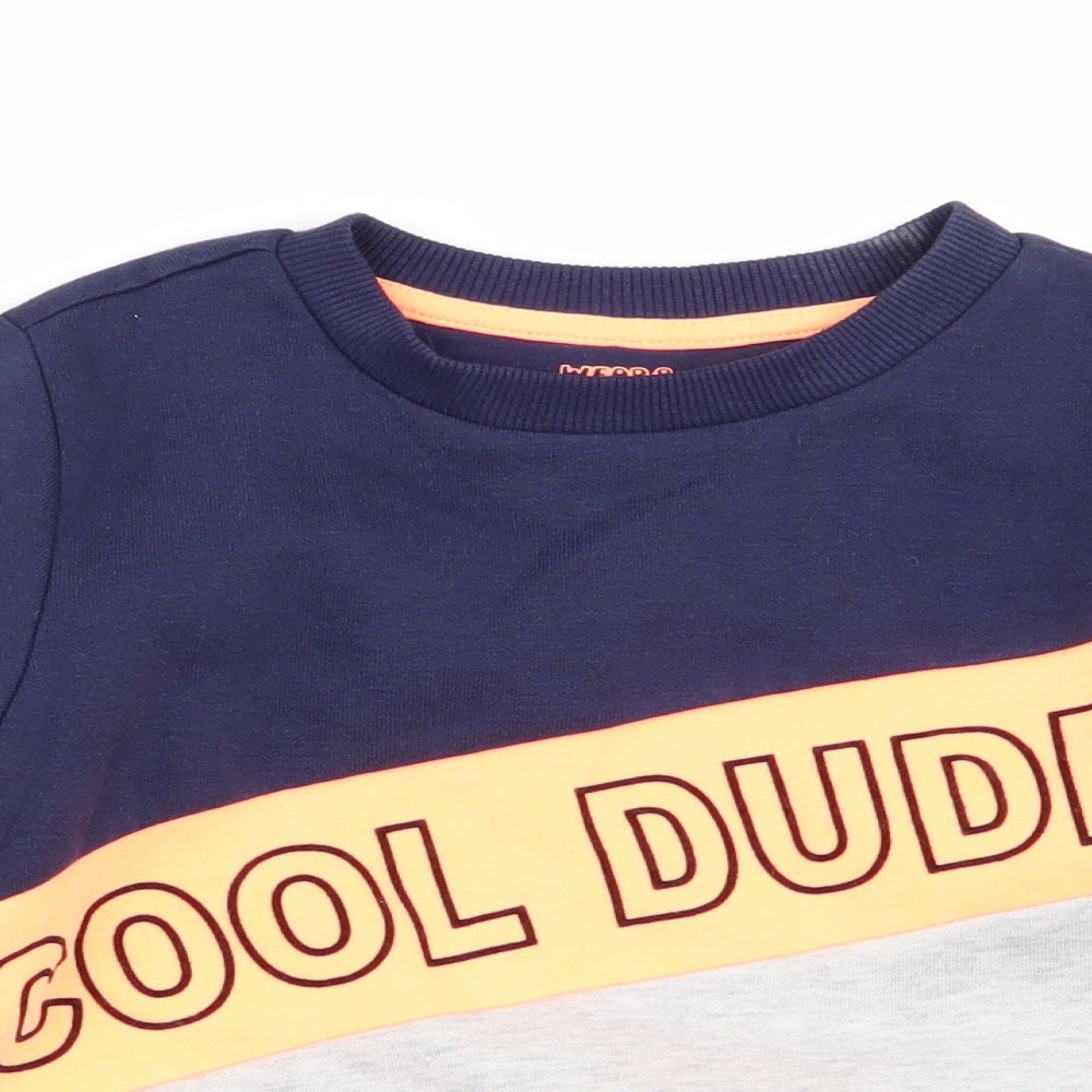 F&F Boys Multicoloured   Pullover Jumper Size 3-4 Years