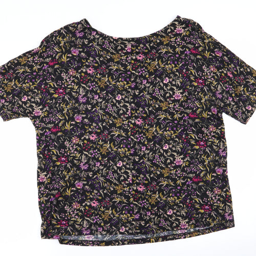 NEXT Womens Multicoloured Floral  Basic T-Shirt Size 16