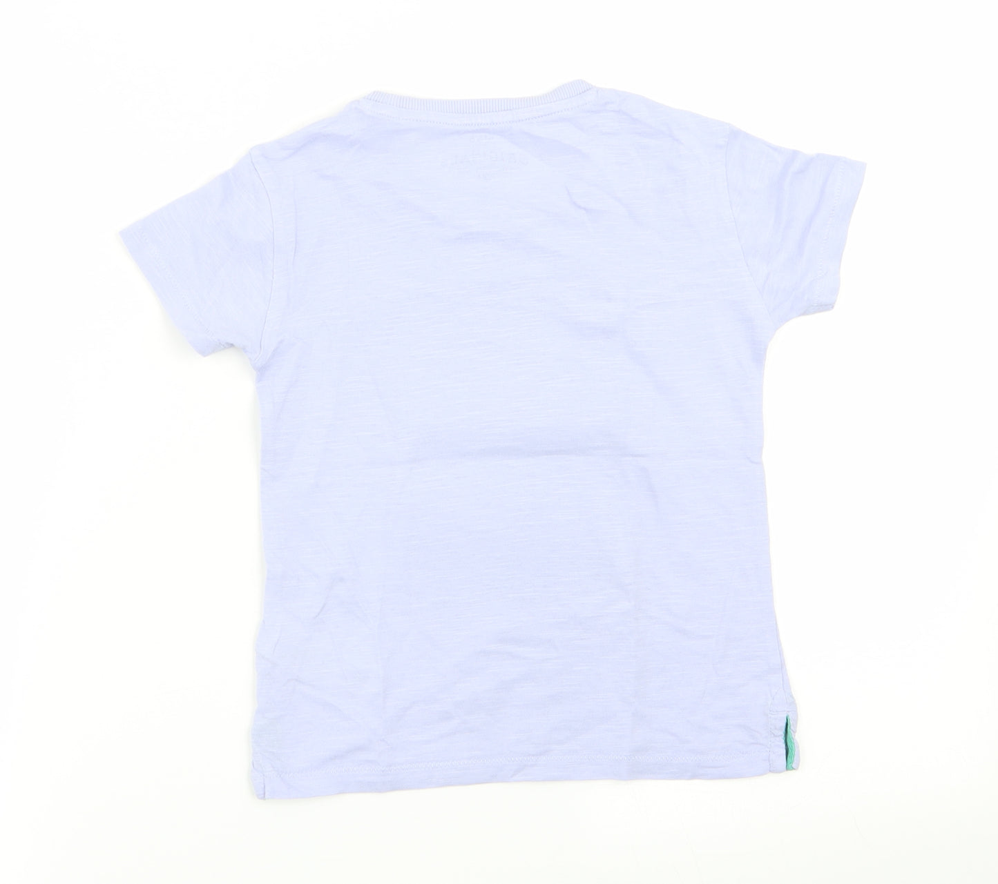 M&S Boys Purple   Basic T-Shirt Size 2-3 Years