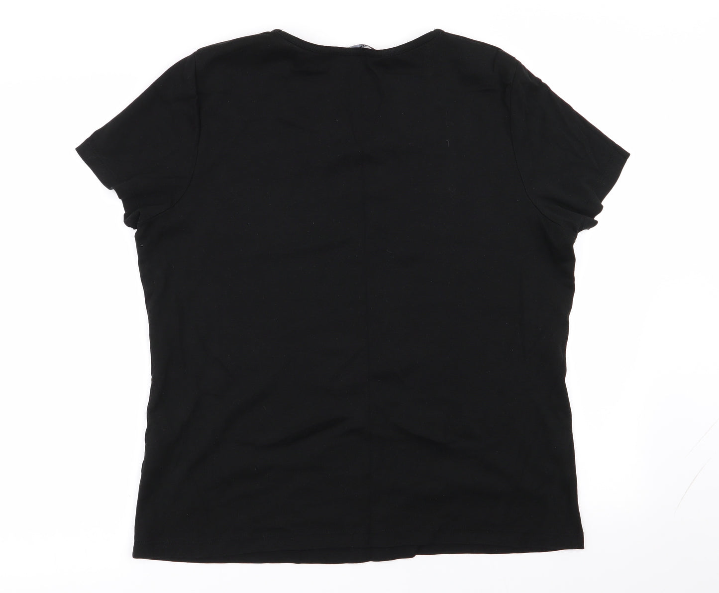 bonmarche Womens Black   Basic T-Shirt Size L