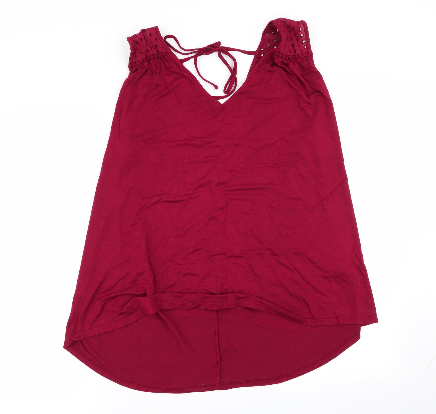 Asda George Womens Red   Basic Tank Size 20