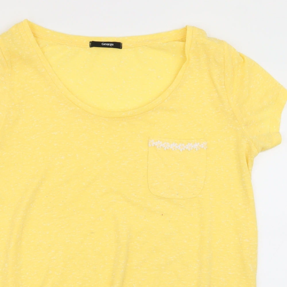 Asda George Womens Yellow   Basic Blouse Size 16
