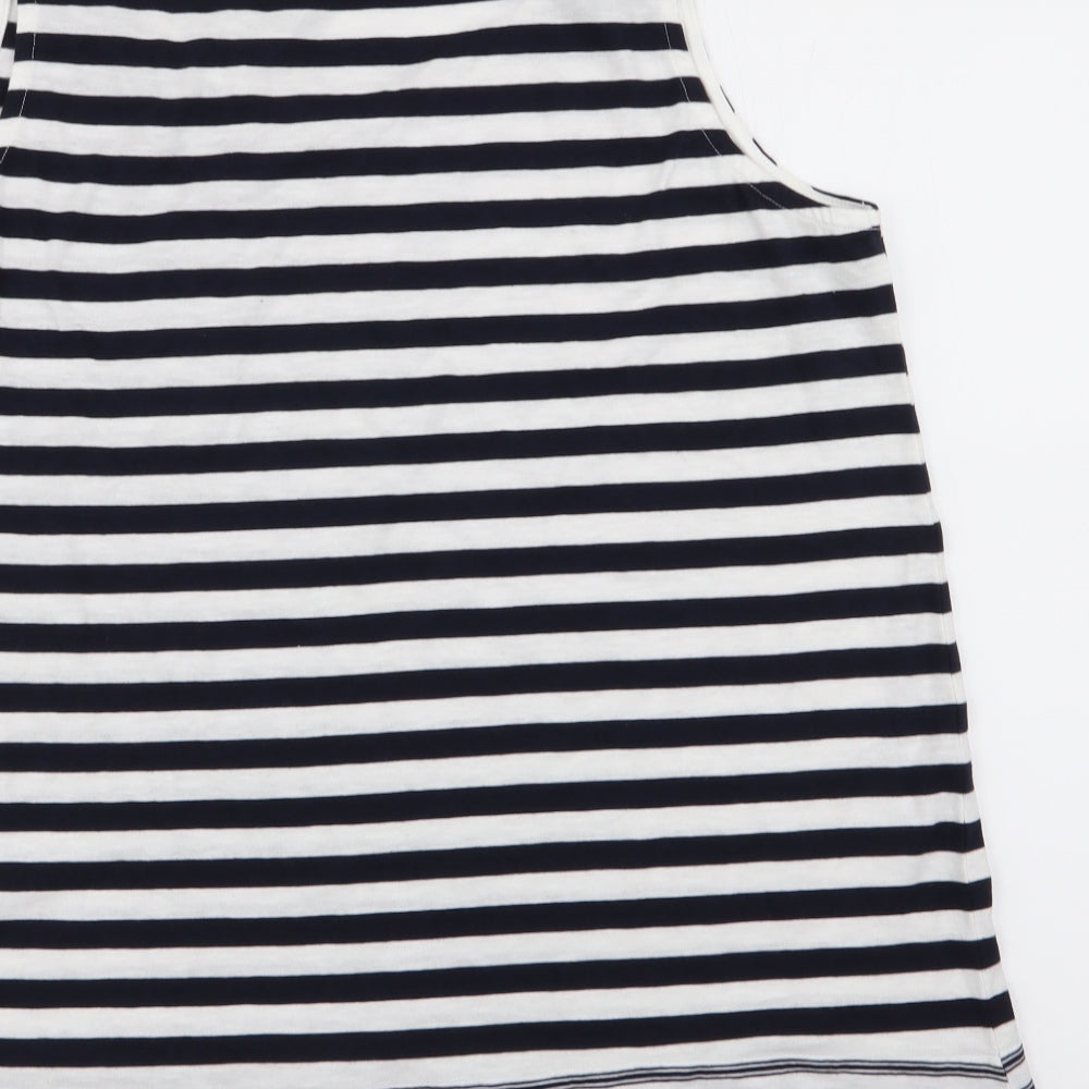 TU Womens Multicoloured Striped  Basic Tank Size 16