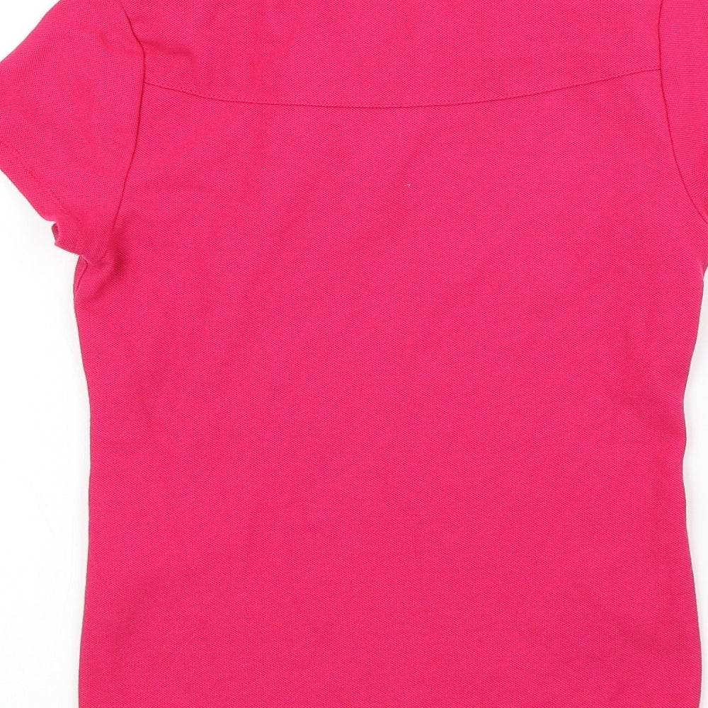LA Gear Womens Pink Colourblock  Basic T-Shirt Size 6