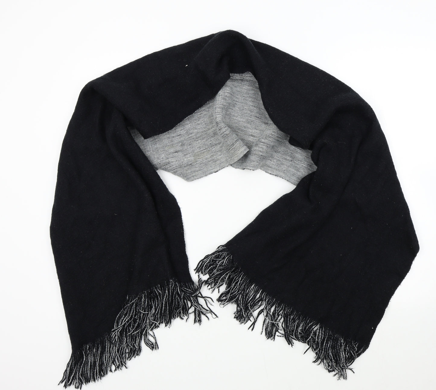 Preworn Womens Black    Scarf