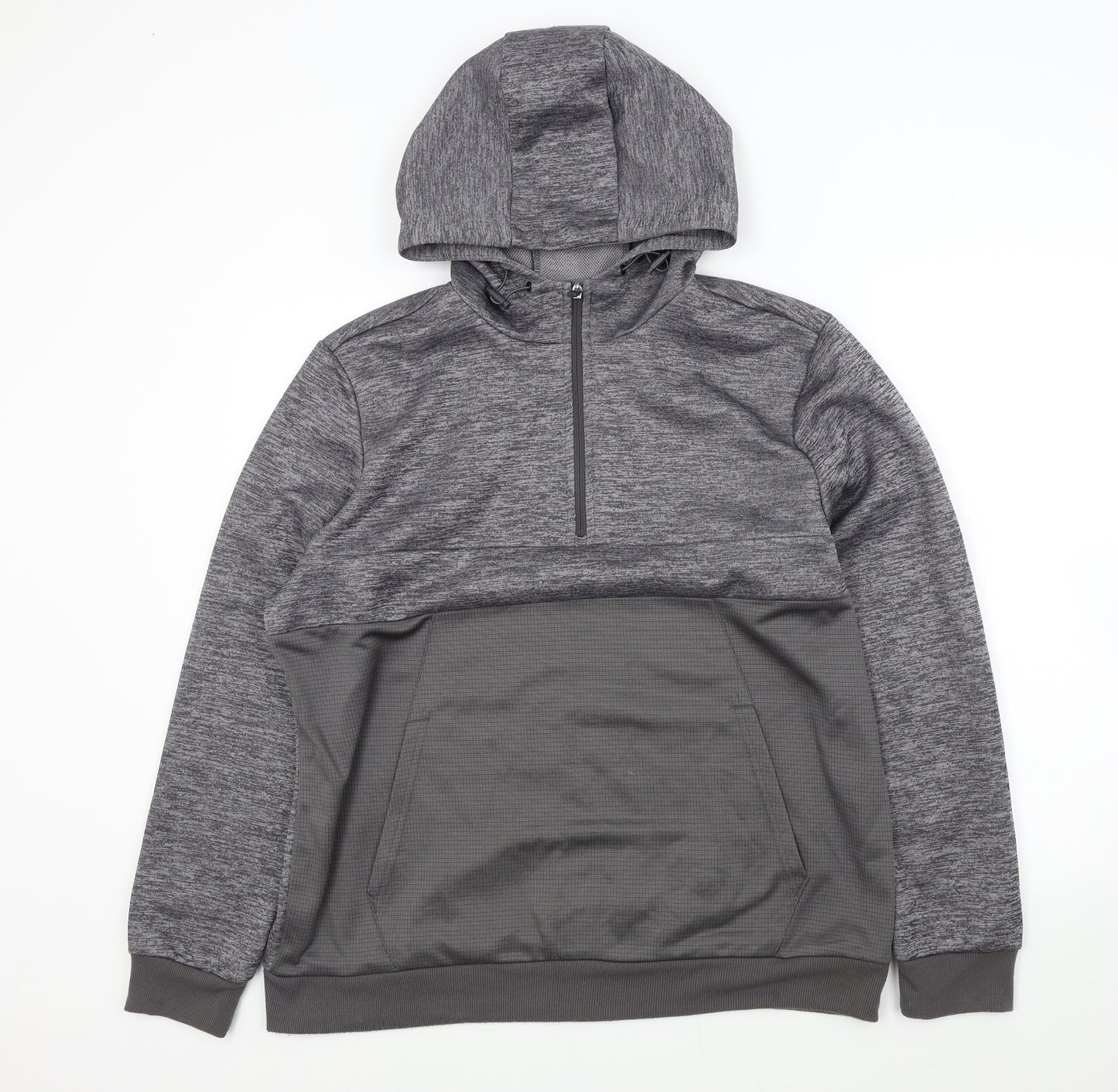 souluxe Mens Grey   Pullover Hoodie Size XL