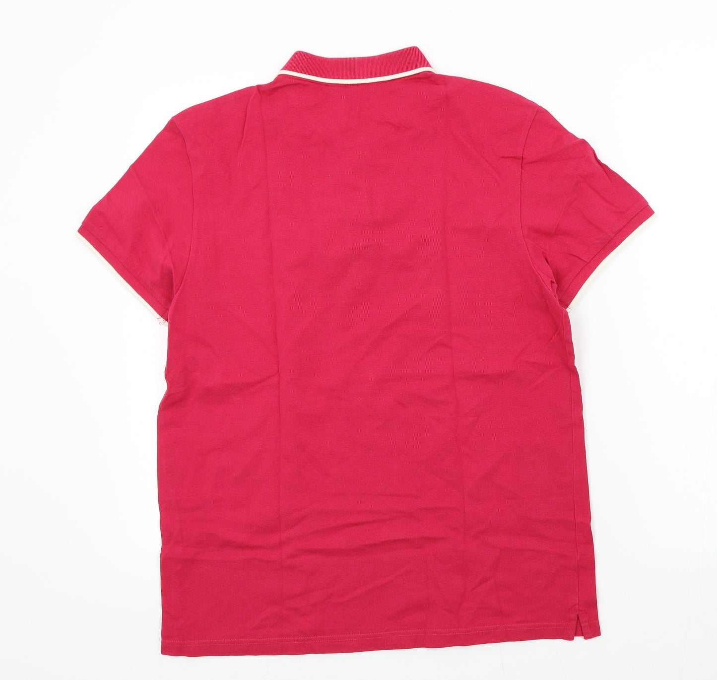 Ben Sherman Mens Orange Colourblock   Polo Size L