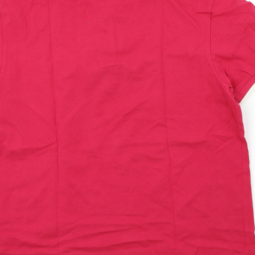 Ben Sherman Mens Orange Colourblock   Polo Size L