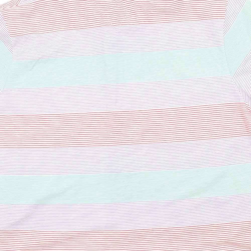 RJR.John Rocha Mens Ivory Striped   Button-Up Size 2XL