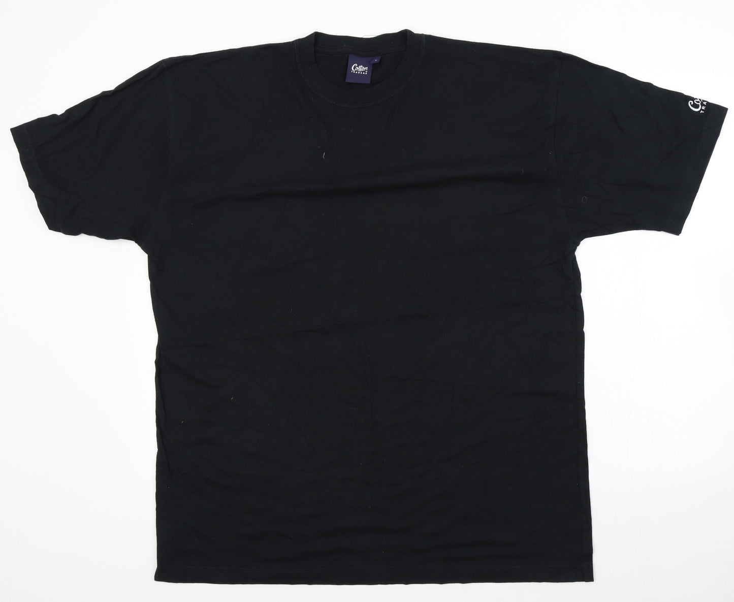 Cotton Traders Mens Black Colourblock   T-Shirt Size L