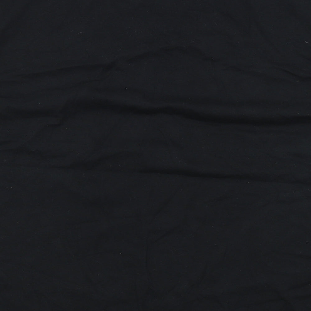 Cotton Traders Mens Black Colourblock   T-Shirt Size L