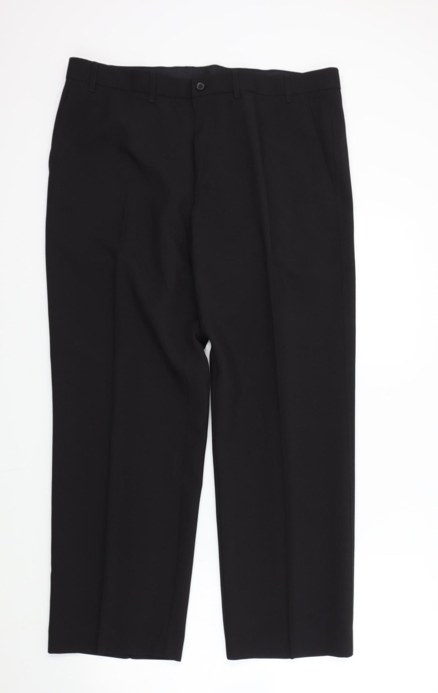 M&S Mens Black   Trousers  Size 38 L29 in