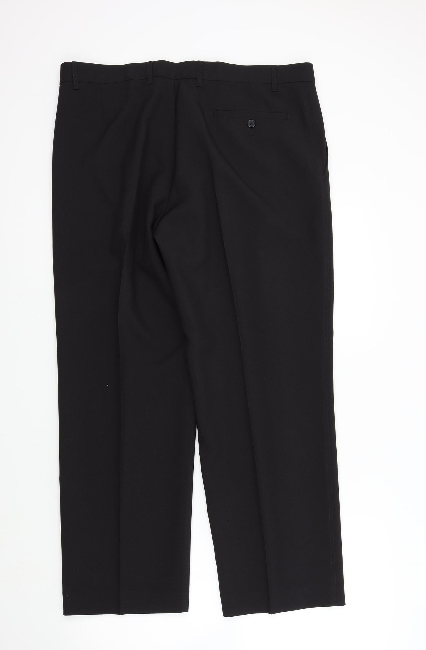 M&S Mens Black   Trousers  Size 38 L29 in