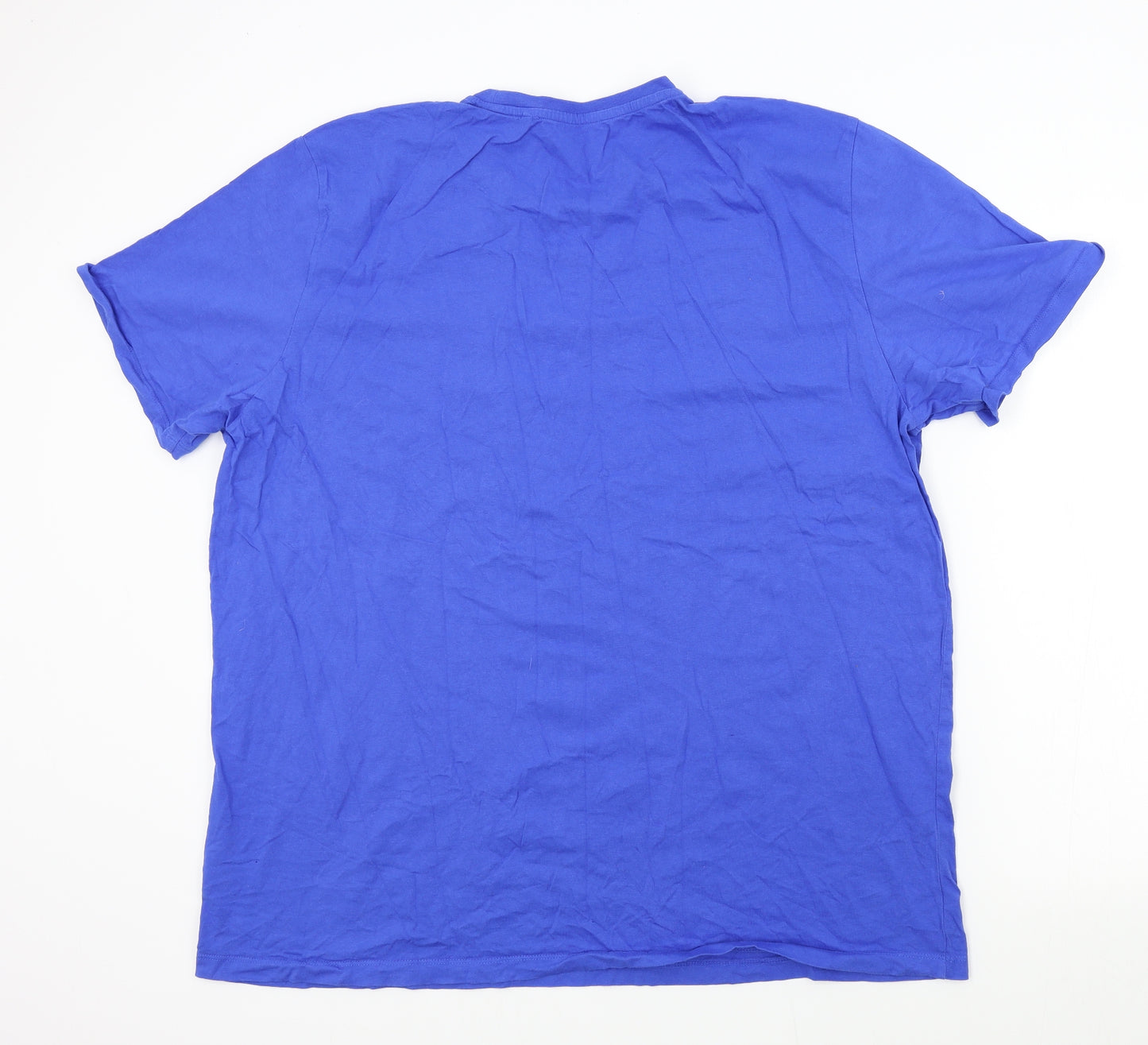 NEXT Mens Blue Colourblock   T-Shirt Size 3XL