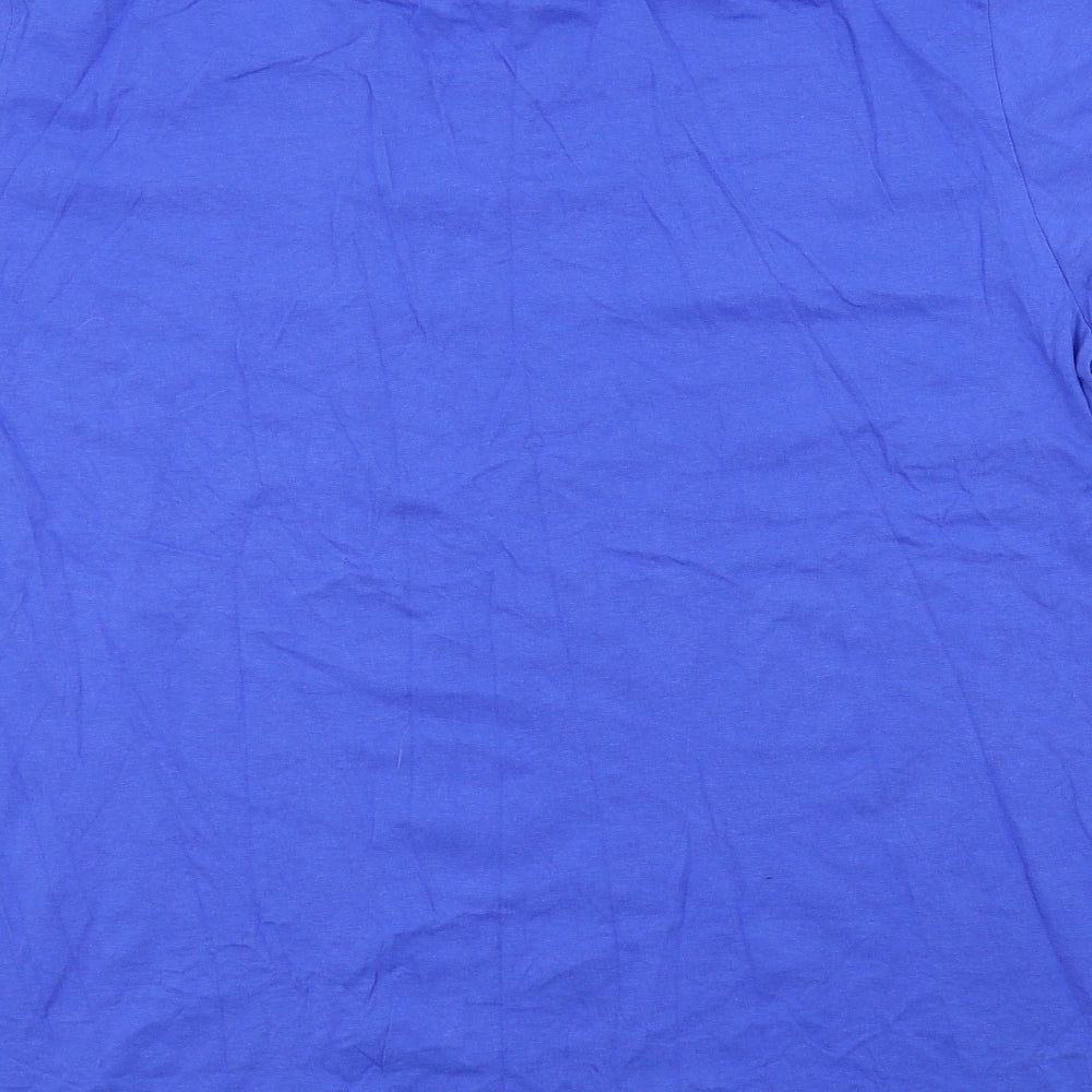 NEXT Mens Blue Colourblock   T-Shirt Size 3XL