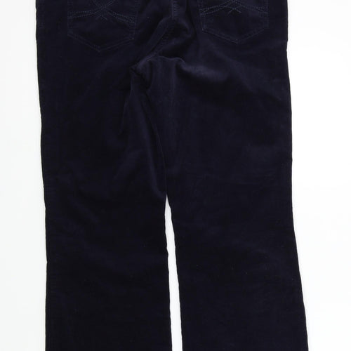 M&S Womens Blue   Trousers  Size 16 L29 in