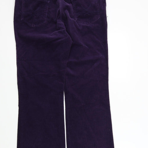 M&S Womens Pink   Trousers  Size 14 L28 in